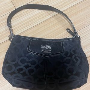Black coach purse